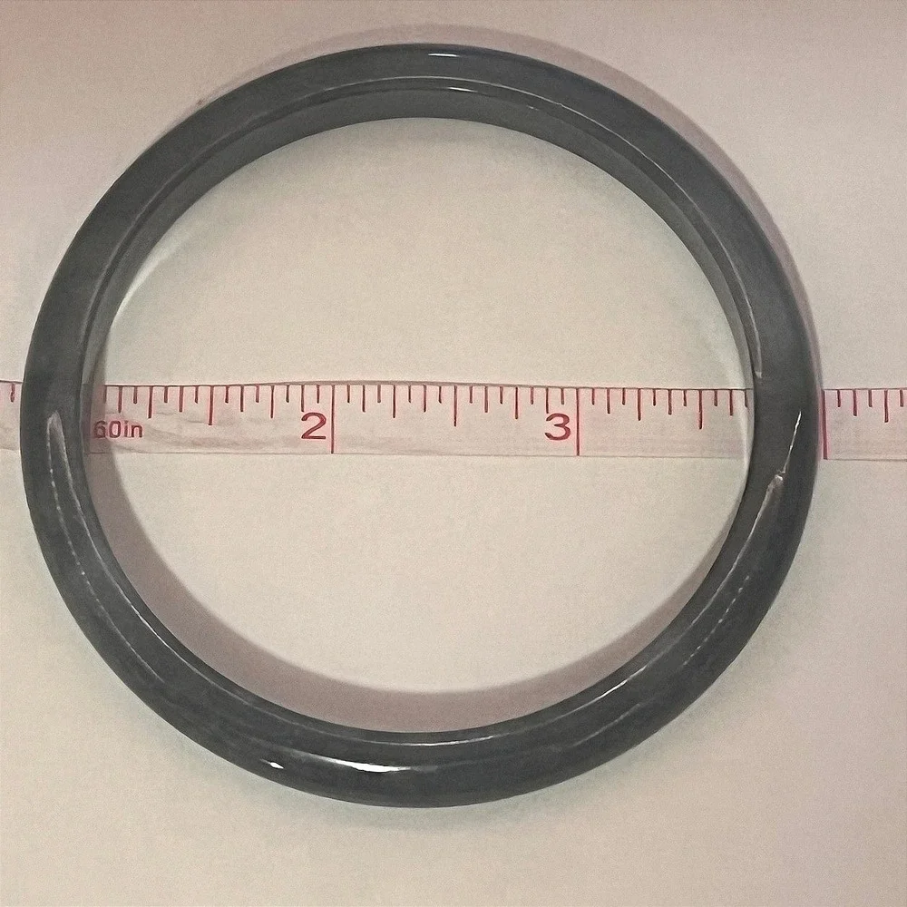 Wuji Grade A Jadeite Jade Bangle Bracelet Certified 38.31g 1.66 RI